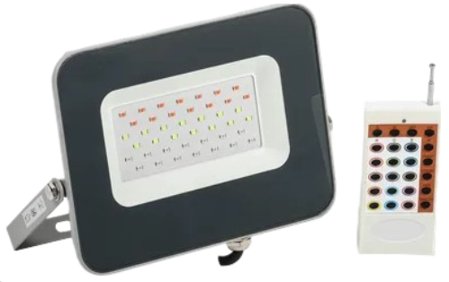 Прожектор светодиодный IEK ДО-30w RGB IP65 купить с доставкой по РФ