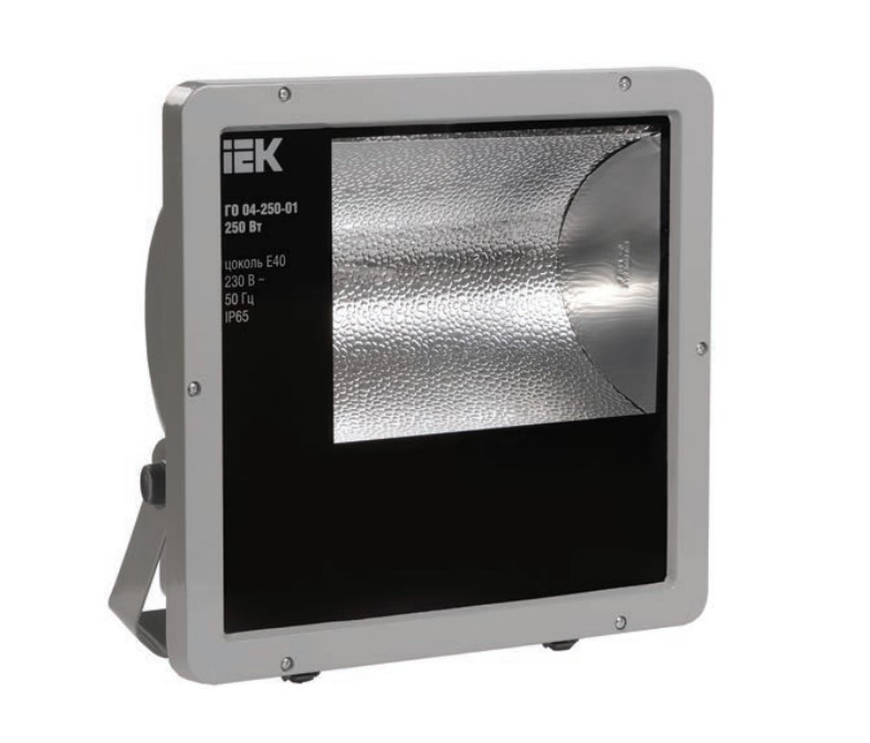 Прожектор IEK ГО 03-400-01 400Вт E40 сер. симм. LPHO03-400-01-K03