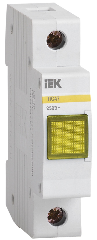 Сигнальная лампа IEK ЛС-47 желтая