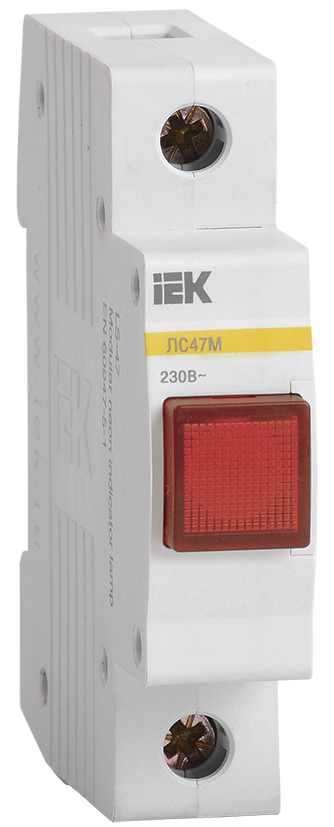 Сигнальная лампа IEK ЛС-47М красная