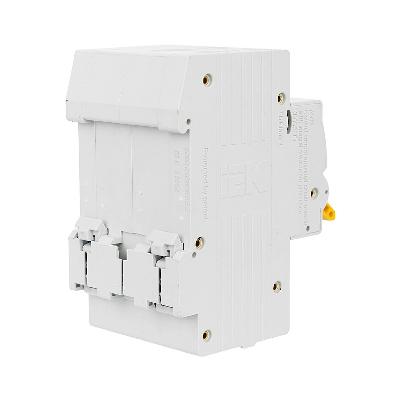 Выключатель автоматический дифференциальный IEK АД-12 2п 25А 300мА С MAD10-2-025-C-300 оформить заказ с доставкой с ближайшего склада