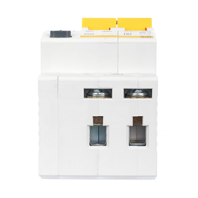 Выключатель автоматический дифференциальный АД12S 2Р 50А 300мА MAD13-2-050-C-300 IEK купить с ближайшего склада