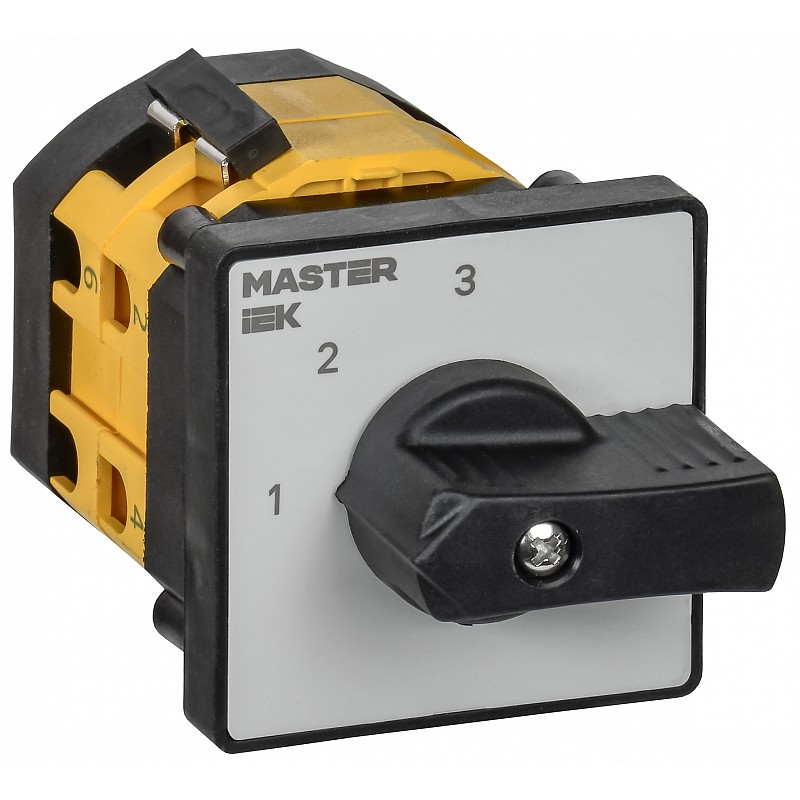 Переключатель кулачковый IEK MASTER, стандартная рукоятка, 10А, схема 82
