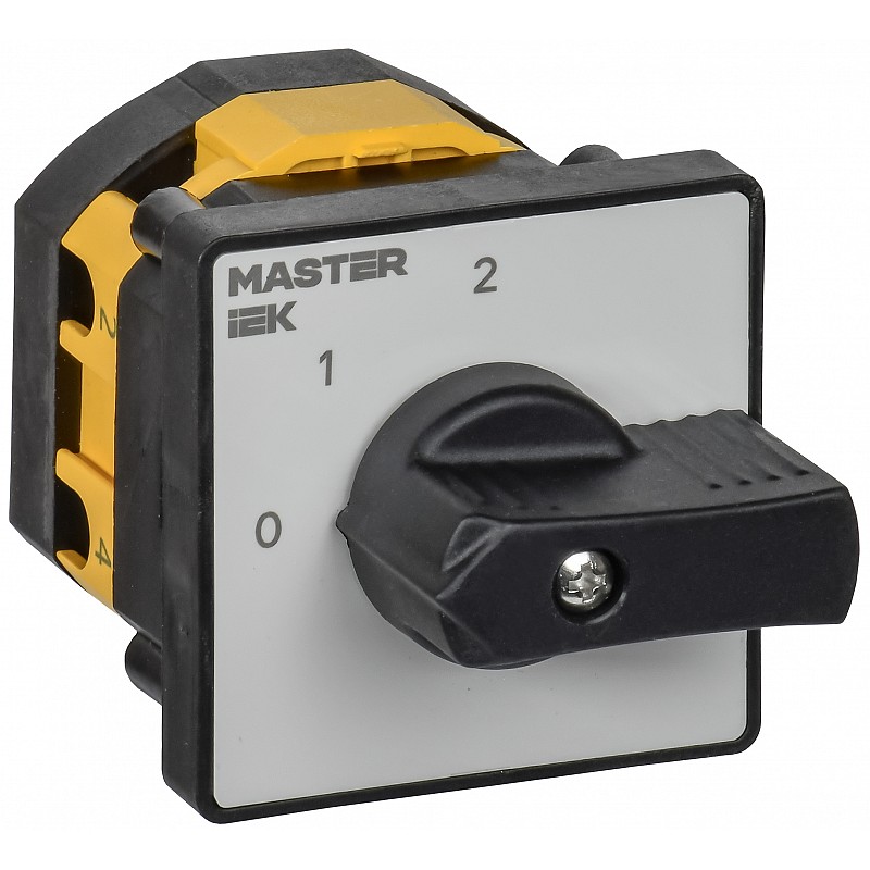 Переключатель кулачковый IEK MASTER, стандартная рукоятка, 10А, схема 107