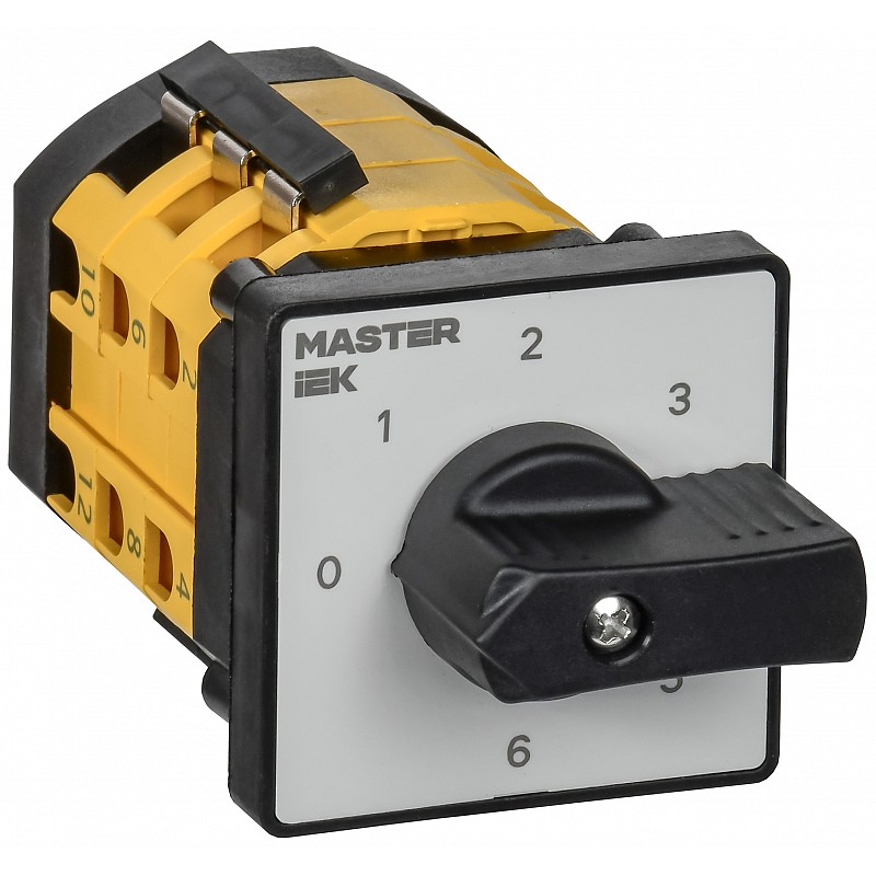 Переключатель кулачковый IEK MASTER, стандартная рукоятка, 10А, схема 111