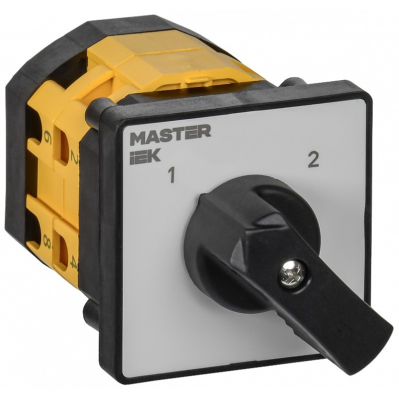 Переключатель кулачковый IEK MASTER, стандартная рукоятка, 25А, схема 56