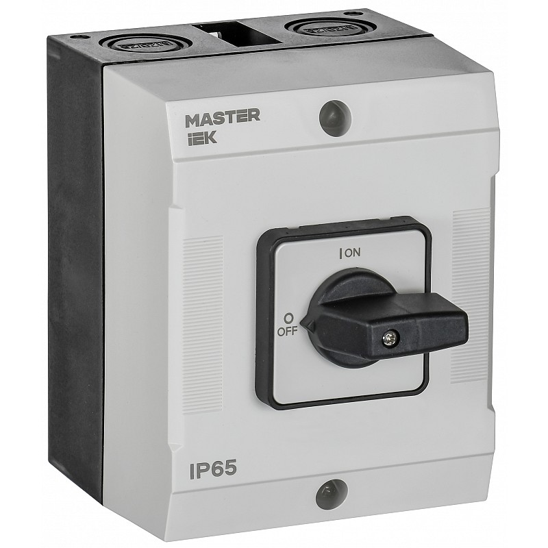 Переключатель кулачковый в боксе IEK MASTER, стандартная рукоятка, 25А, схема 91