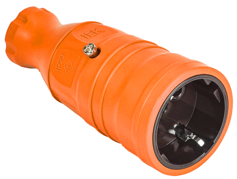 Переносная розетка IEK Omega рбп14-1-0м ip20, оранжевая OM-KR20-16-20-P1-00-K09 купить с доставкой по РФ