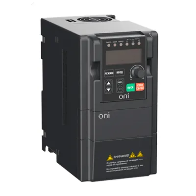 Преобразователь частоты IEK ONI ПЧ A150 220В 1Ф 0,4 кВт 3А встроенный торм
