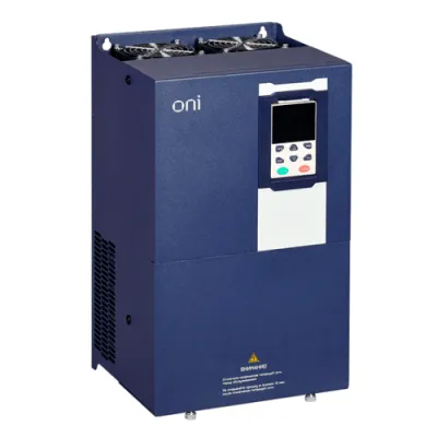 Преобразователь частоты IEK ONI K750 380В 3Ф 37-45кВт 75-91А со встроенным тормозом и дросселем постоянного тока