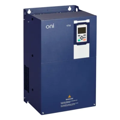 Преобразователь частоты IEK ONI K750 380В 3Ф 45-55кВт 91-112А со встроенным тормозом и дросселем постоянного тока