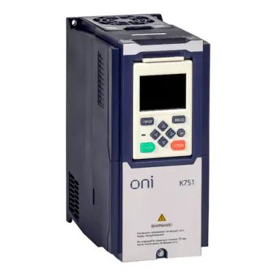 Преобразователь частоты IEK ONIK751 380В 3Ф 1,5кВт 4,2А со встроенным тормозом