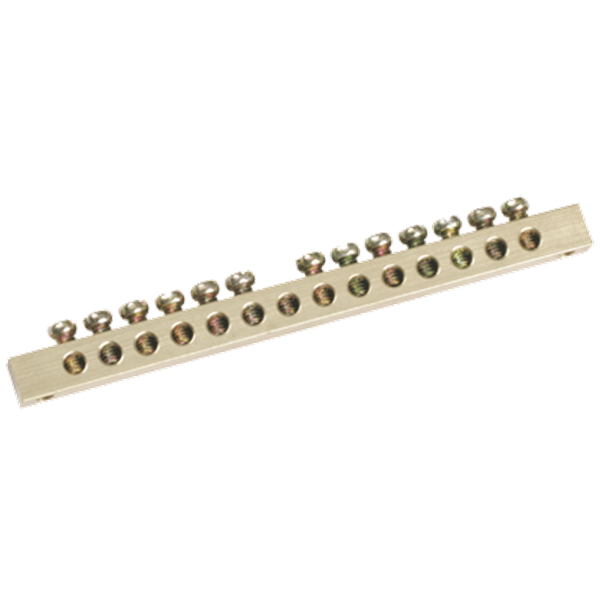 Шина IEK PEN  "N" нулевая 8х12мм 6/1 (6групп/крепеж по центру)