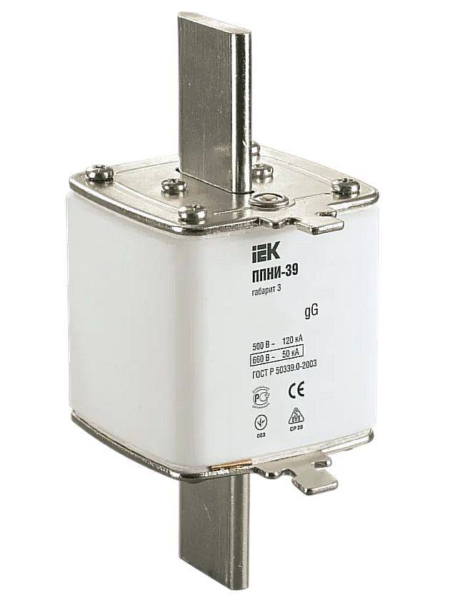 Вставка плавкая IEK DPP50-200 ППНИ-39 200А габарит 3