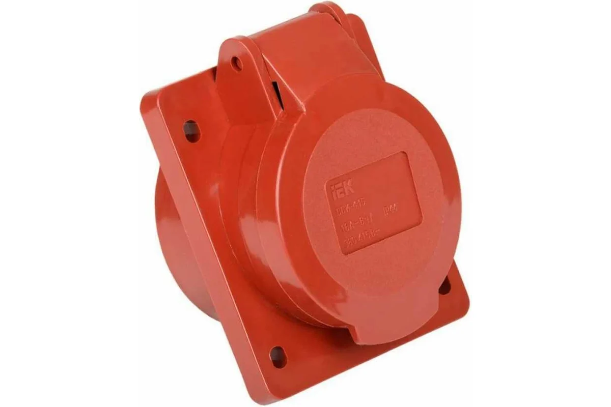 Розетка встраиваемая 16А 3P+E+N 380В IP44 ССИ-415 IEK PSR42-016-5