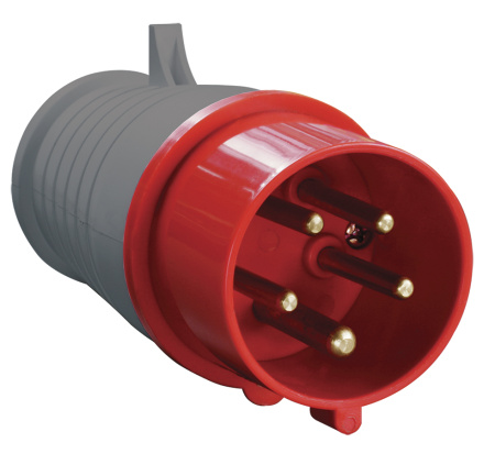 Силовой разъем IEK 16А 3P+PE+N 380В IP44 ССИ-015