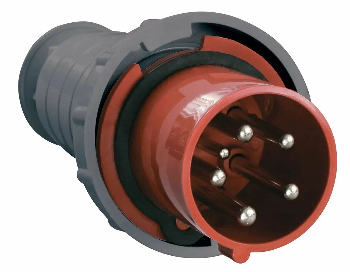 Силовой разъем IEK 63А 3P+PE+N 380В IP54 ССИ-035