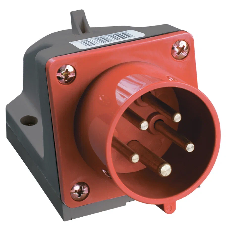 Силовой разъем IEK 16А 3P+PE+N 380В IP44 ССИ-515