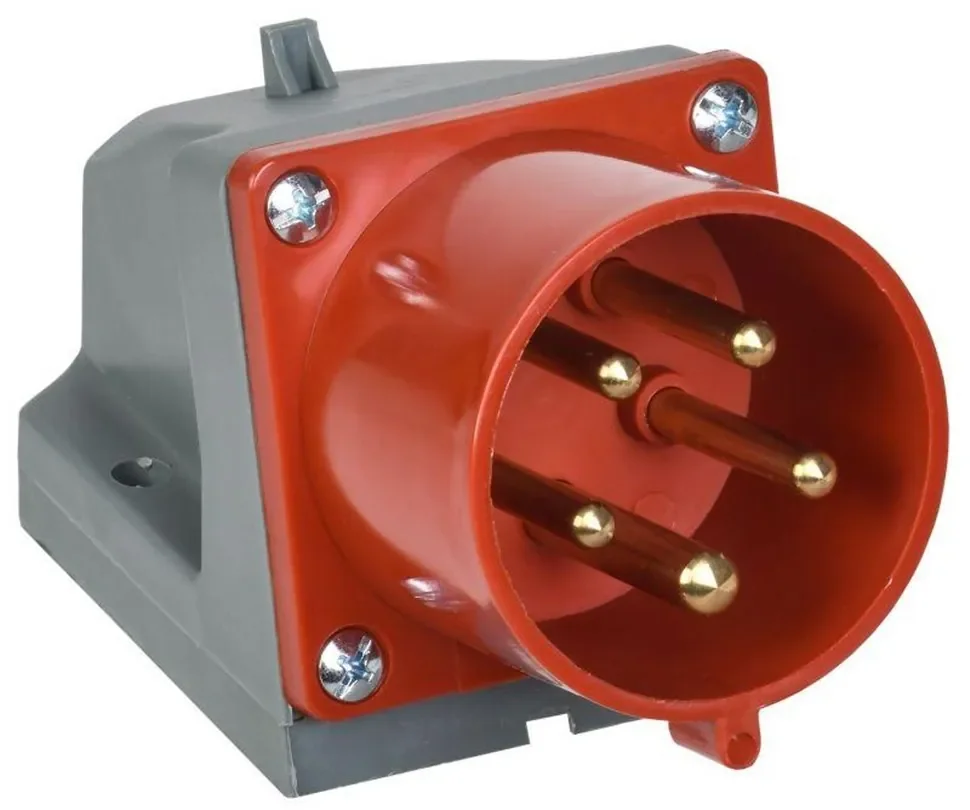 Силовой разъём IEK 3P+PE+N 380В IP44 ССИ-525