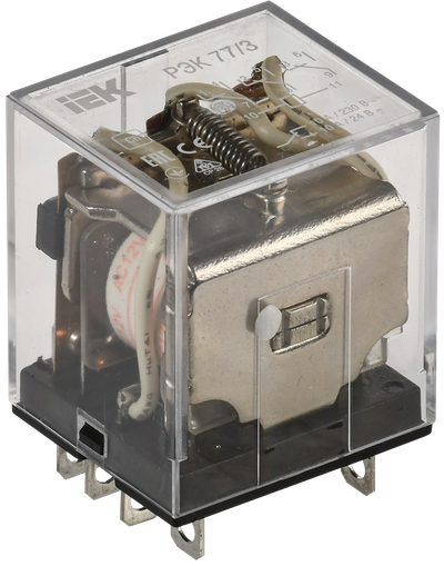 Реле IEK РЭК 77-3 10А 12В AC