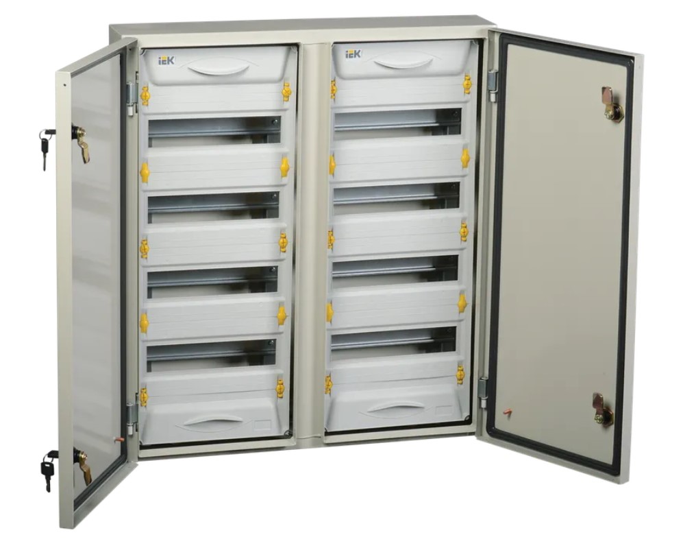 IEK MKM16-N-2X48-54-ZU Корпус металлический ЩРн-2х48з-1 74 У2 IP54 PRO купить с доставкой по РФ