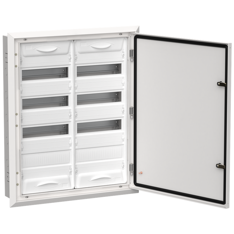 Корпус металлический IEK TITAN 5 ЩРв-96 (2х48) 755х625х130мм IP31 белый (одна дверь)