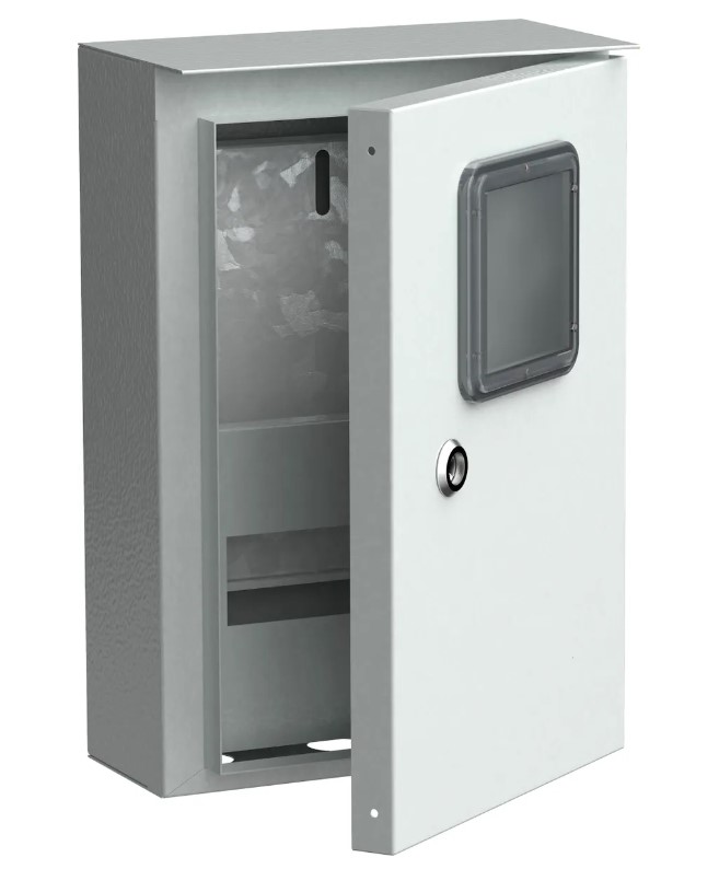 Корпус металлический IEK ЩУРн-1/9зо IP54 коттеджный MKM24-N-009-54-ZO