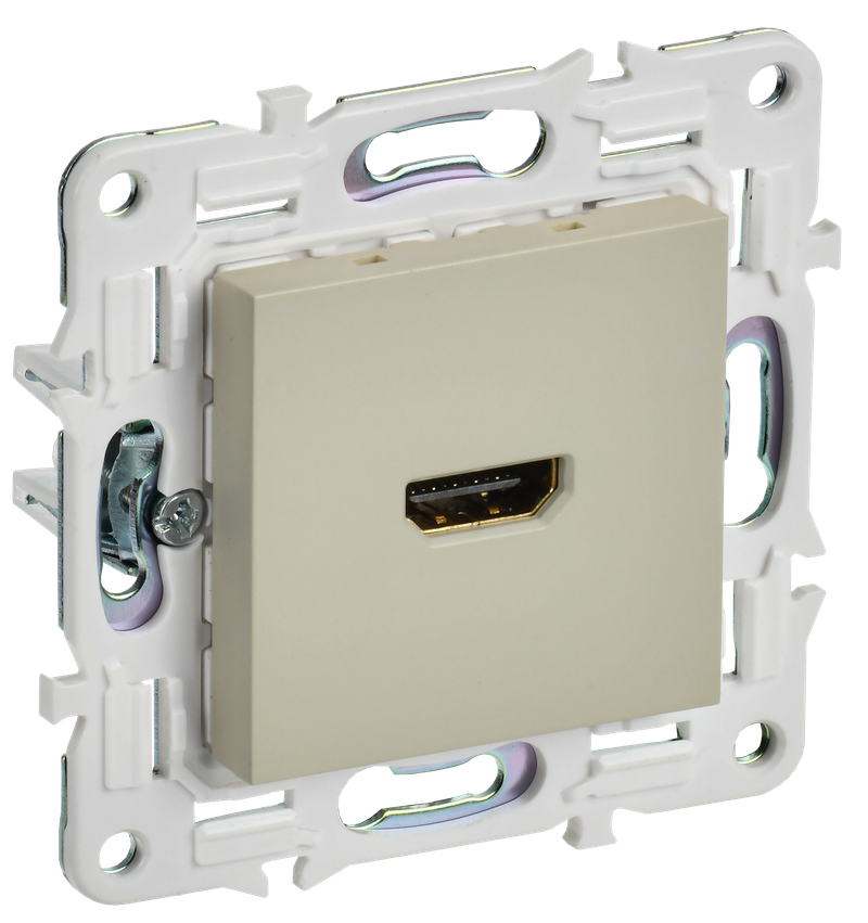 Розетка IEK SKANDY HDMI SK-H01B бежевый