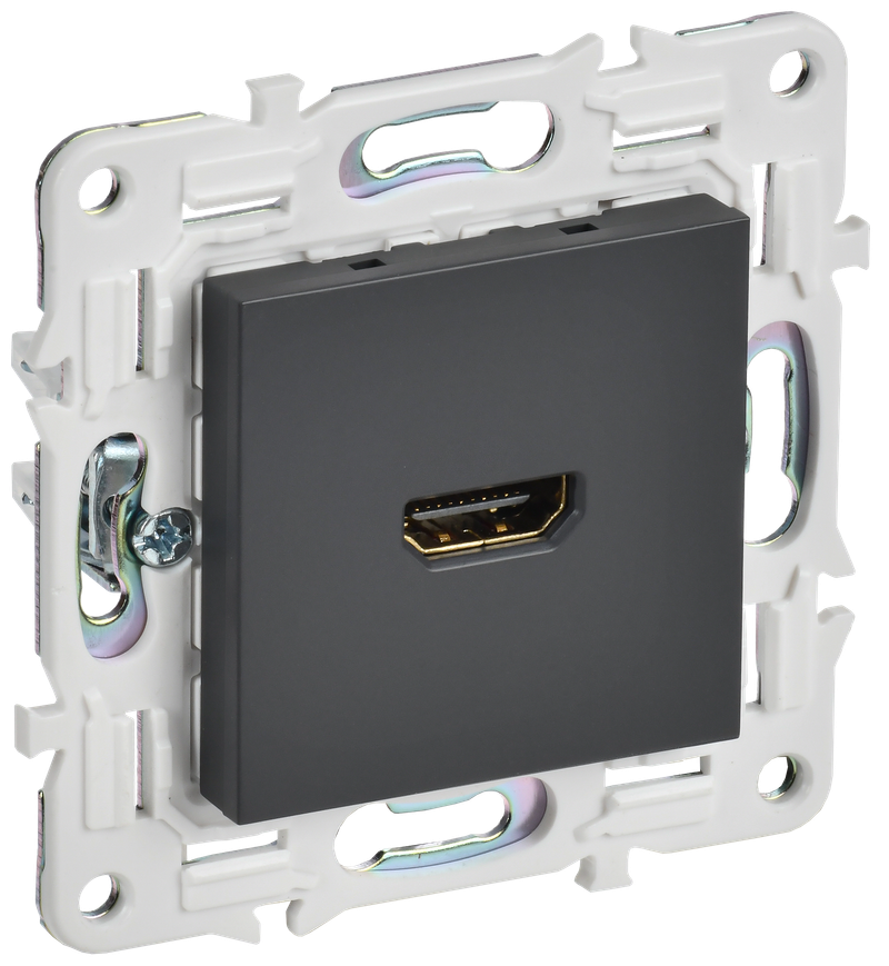 Розетка IEK SKANDY HDMI SK-H01T титан