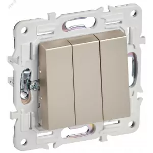 Выключ. IEK SKANDY карточный 30А SK-V15Sh шамп.