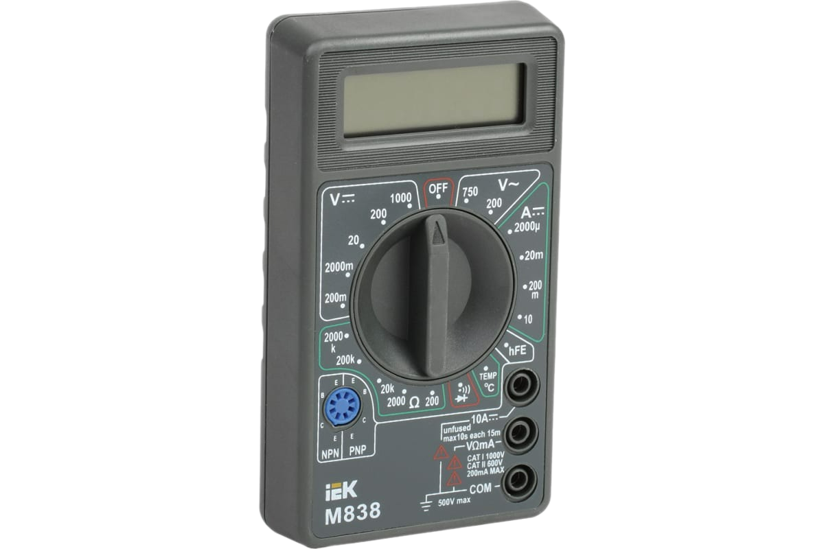 Мультиметр цифровой IEK Universal M830B TMD-2B-830