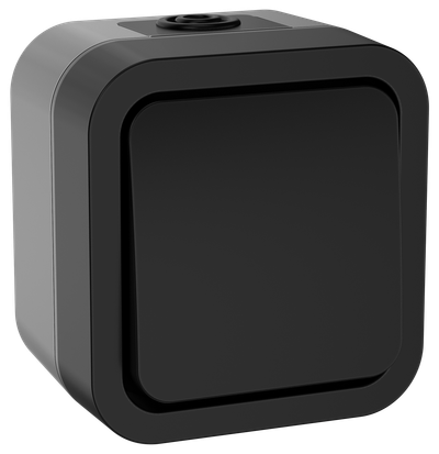 Переключатель одноклавишный IEK TORS 10А IP55 графит