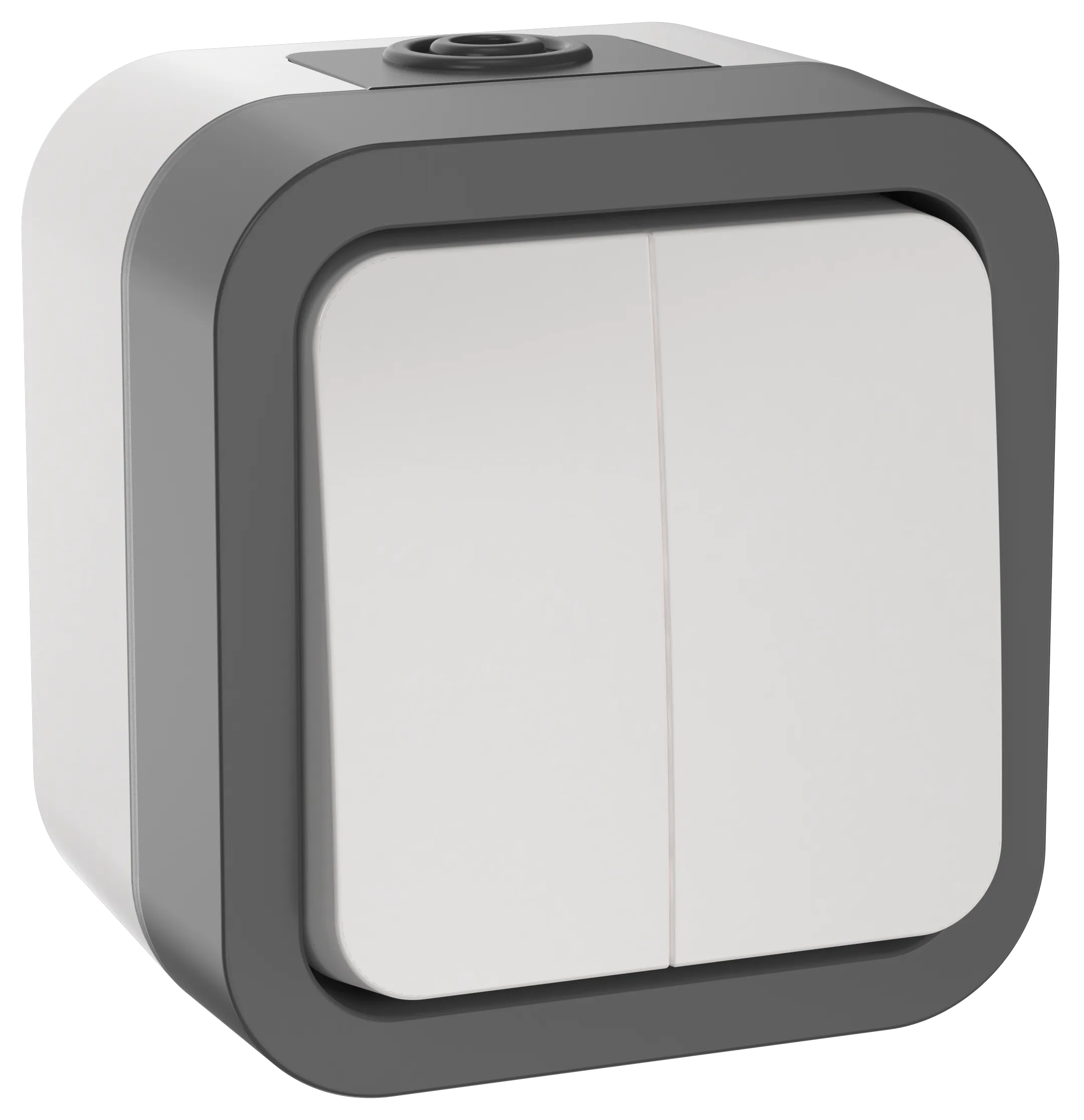 Выключ. IEK TORS двухкл. прох. 10А IP55 TS125 графит