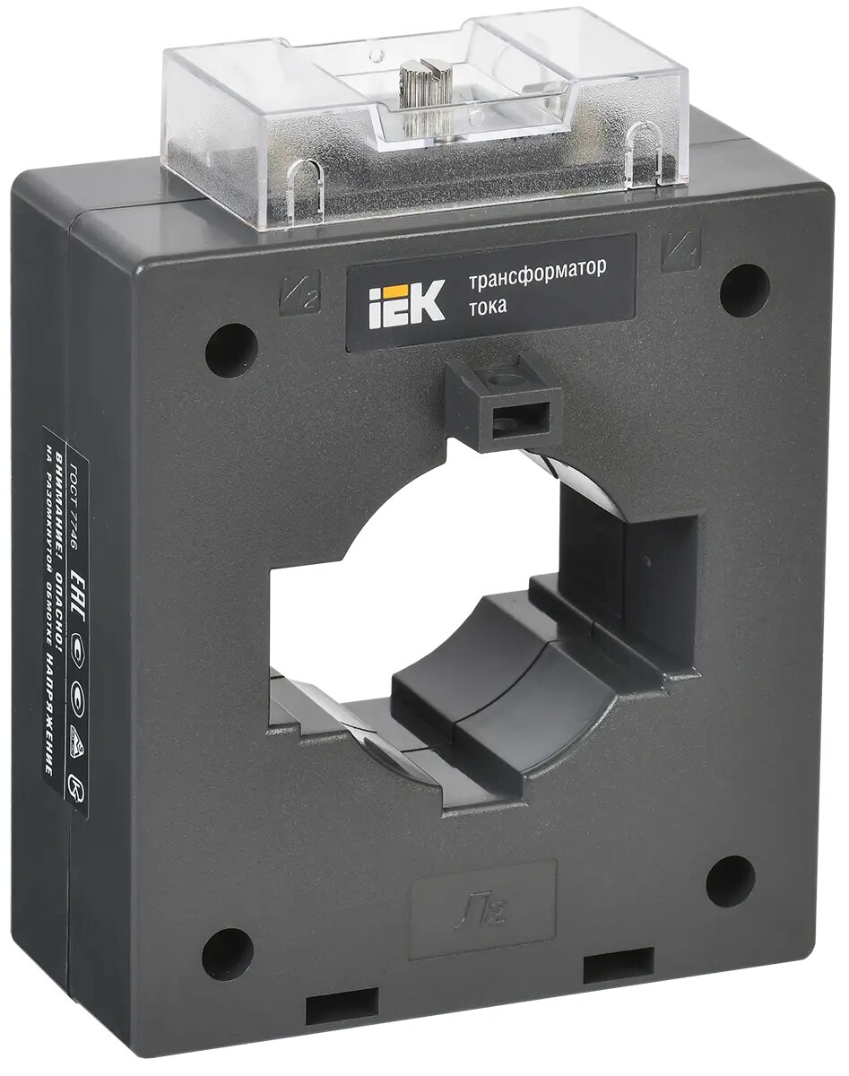 Трансформатор тока IEK ТТИ-60 600/5А 10ВА класс точности 0.5