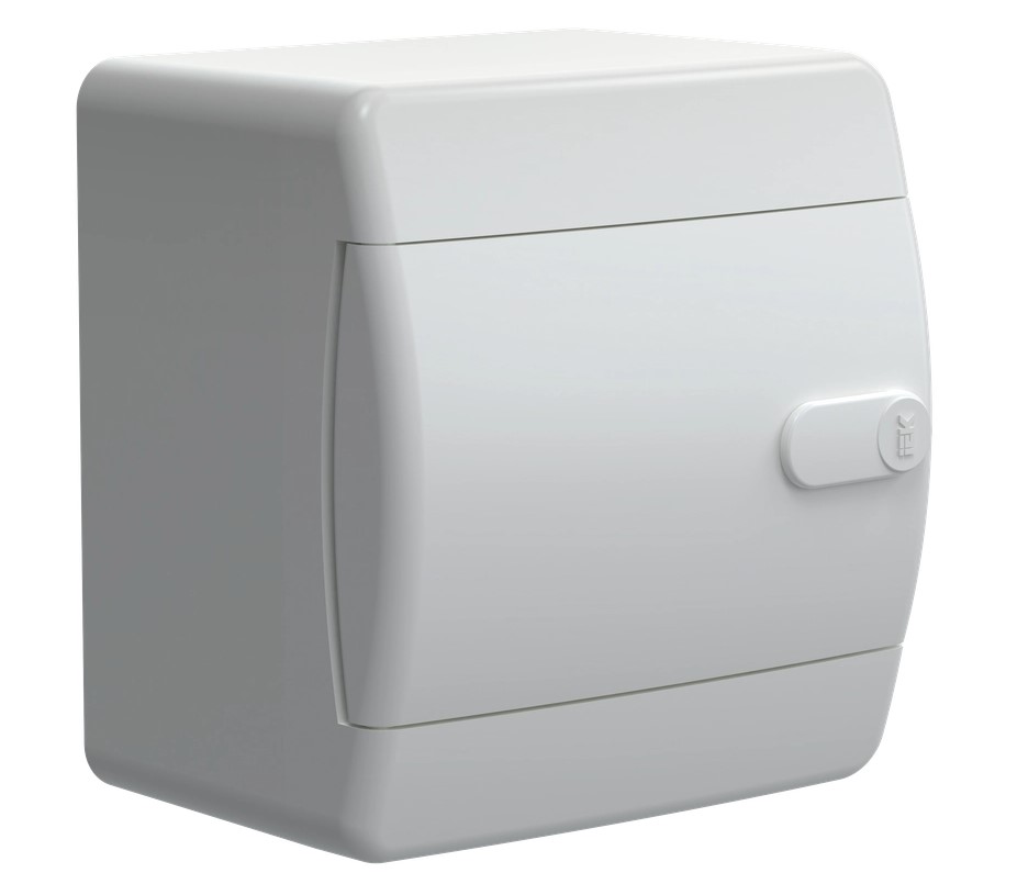 Корпус пластиковый IEK ЩРН-П-4 IP41 белая дверь UNION Compact