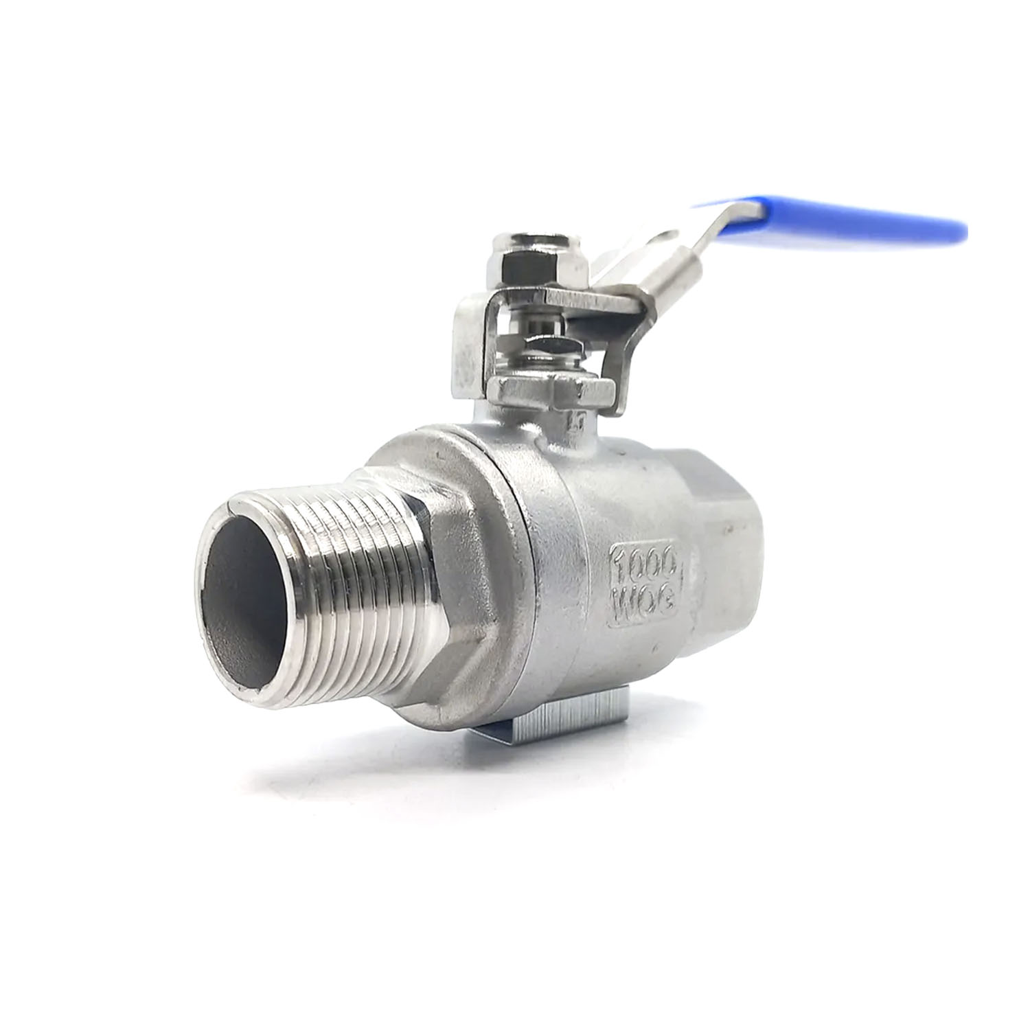 Кран шаровый iFITTING муфтовый двусоставной ВР/НР нержавеющий (2PC), AISI304 DN10 (3/8"), (CF8), PN64