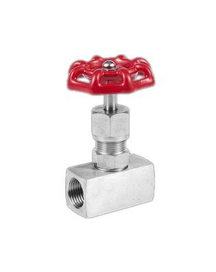 Игольчатый вентиль (клапан) муфтовый нержавеющий iFITTING,  AISI304 DN15 (1/2"), (CF8), PN400 купить с доставкой по РФ