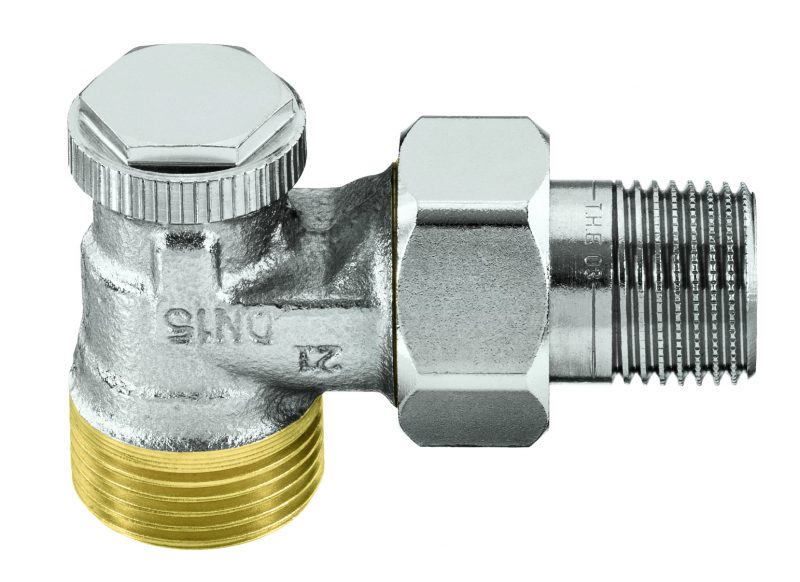 Клапан радиаторный запорно-регулирующий Imi heimeier Regutec угловой G 3/4' x R 1/2' DN 15