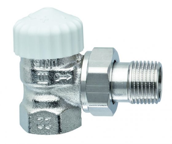 Клапан термостатический с преднастройкой Imi heimeier V-exact II угловой Rp 1/2' x R 1/2' DN 15