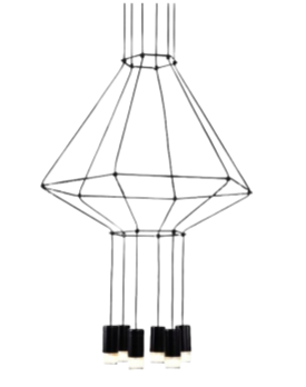 Подвесная люстра Imperium Loft Vibia Wireflow 84532-22