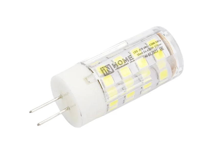 Светодиодная лампа IN HOME G4 LED JCD 6Вт 230В 6500К 570Лм заказать со складов по всей России