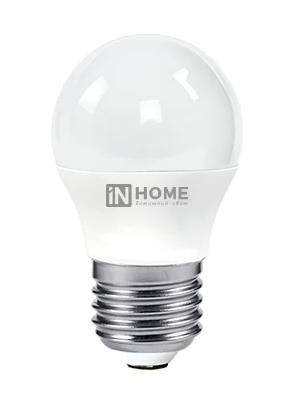 Светодиодная лампа IN HOME P45 8Вт 230В 4000К Е27