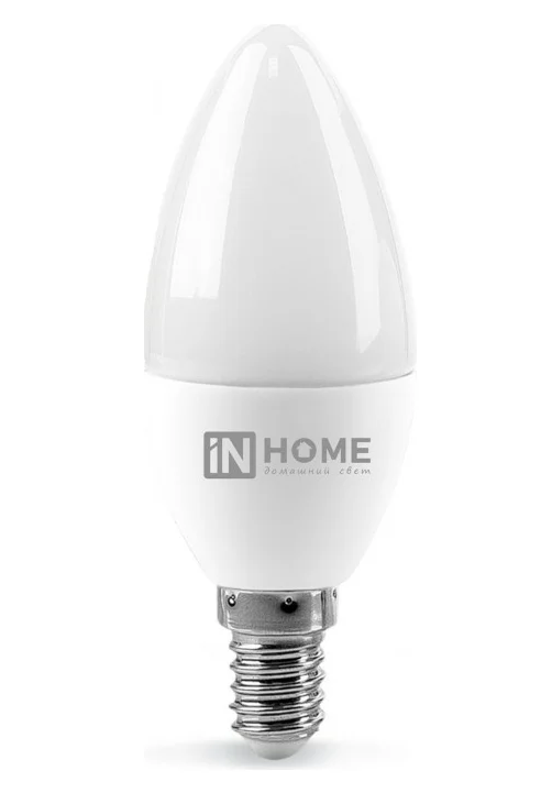 Светодиодная лампа IN HOME С37 11Вт 230В 6500К Е14