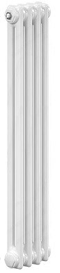 Радиатор IRSAP TESI 2,  H 2500, 14 секций, подключение 26 (1/2" вентиль снизу), цвет 10 (черный) купить с доставкой по РФ