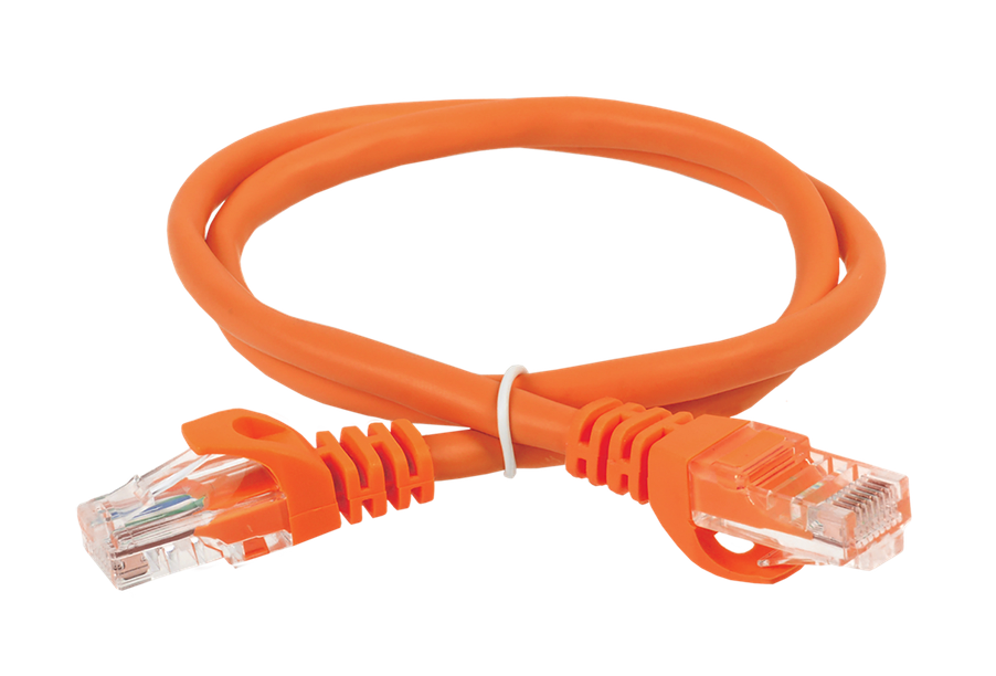 Коммутационный шнур ITK кат. 6 UTP PVC 2м оранжевый