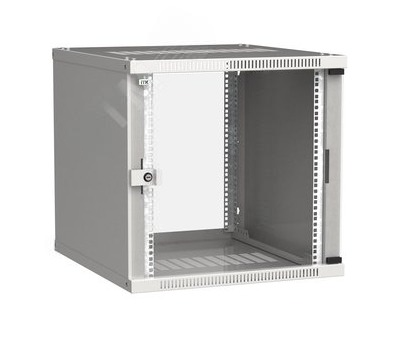 Шкаф ITK LINEA WE 9U 550x350мм дверь стекло серый