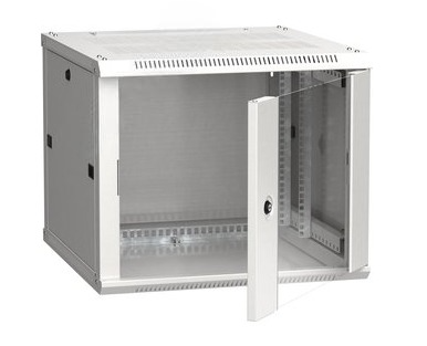 Шкаф настенный ITK 19' LINEA W 9U 600x600мм стеклянная дверь RAL7035