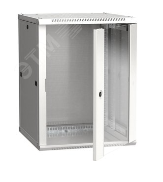 Шкаф настенный ITK 19' LINEA W 12U 600x600мм стеклянная дверь RAL7035
