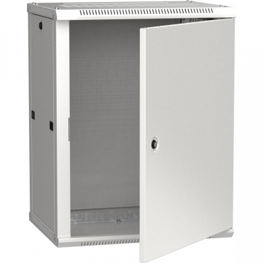 Шкаф ITK 19' LINEA W 15U 600x450мм металлическая дверь RAL7035 купить с доставкой по РФ