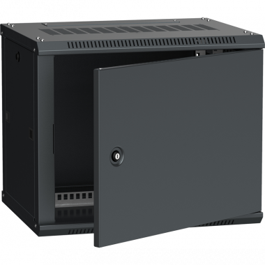 Шкаф ITK 19' LINEA W 6U 600x600мм металлическая дверь RAL9005 купить с доставкой по РФ